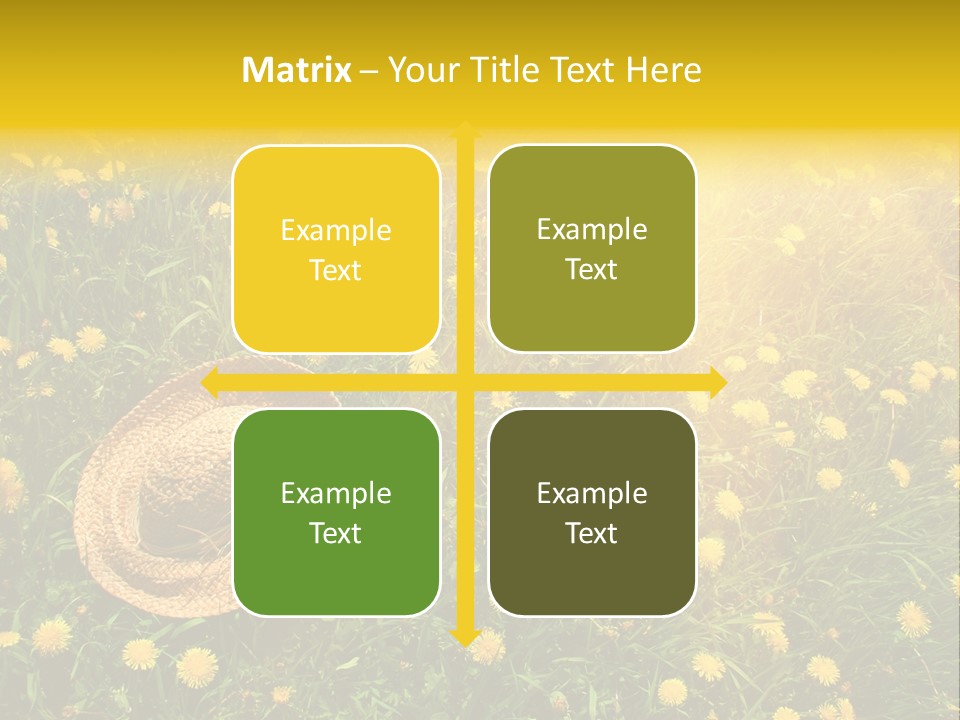 Environment Beautiful Orange PowerPoint Template