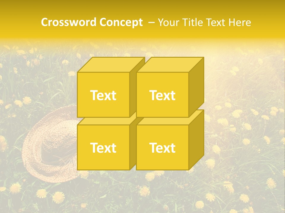 Environment Beautiful Orange PowerPoint Template