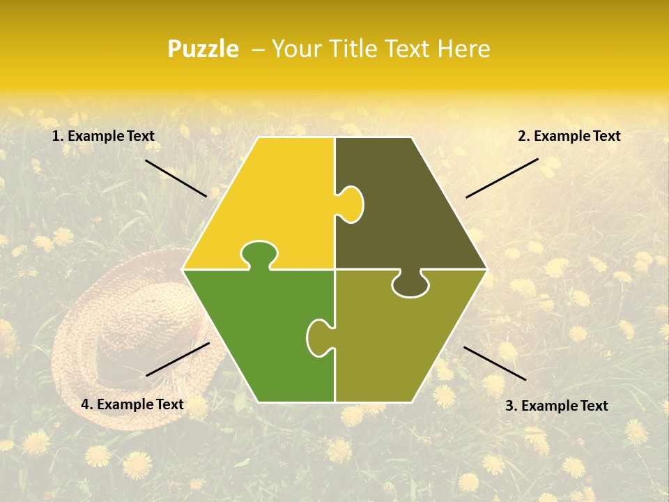 Environment Beautiful Orange PowerPoint Template