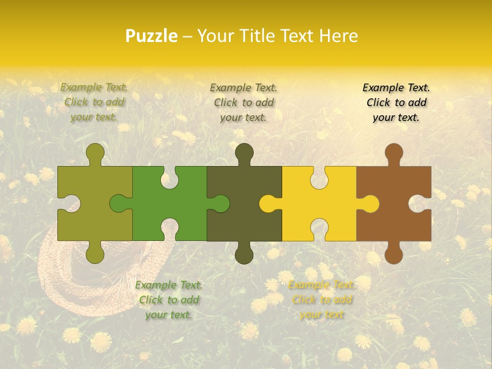 Environment Beautiful Orange PowerPoint Template