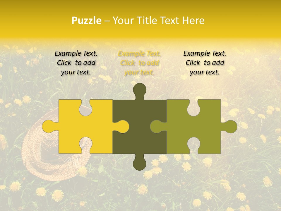 Environment Beautiful Orange PowerPoint Template