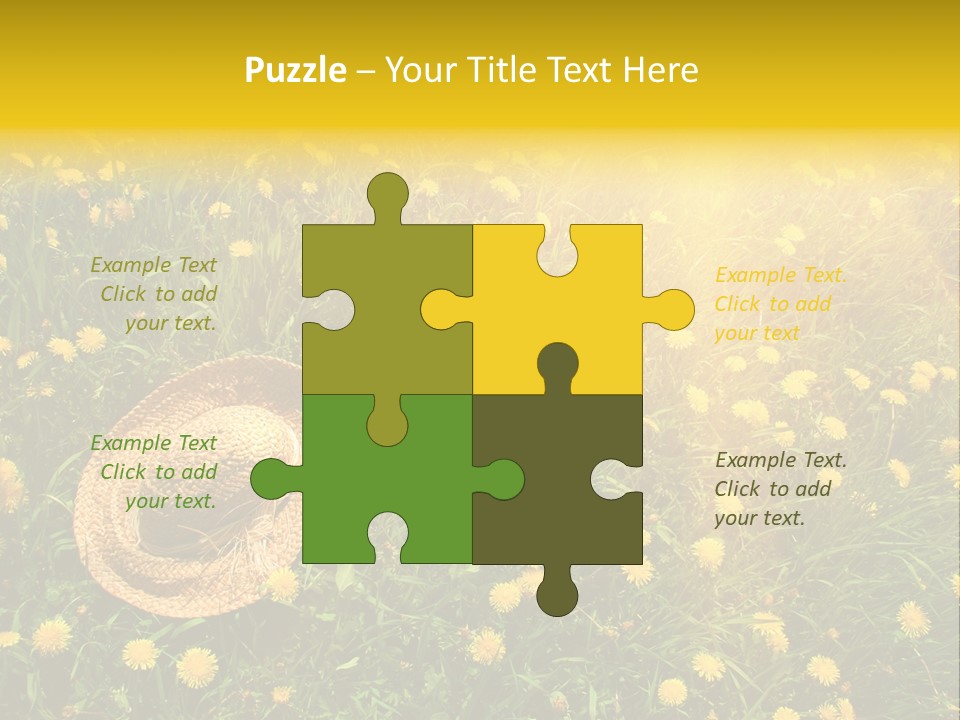 Environment Beautiful Orange PowerPoint Template