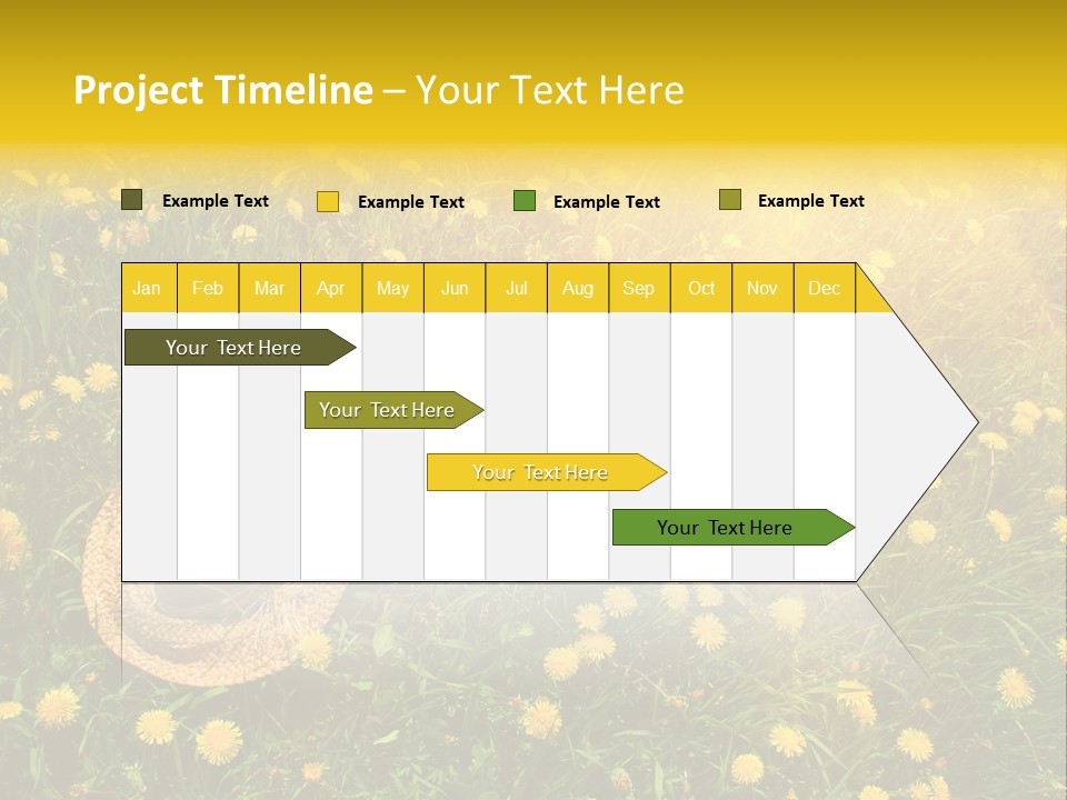 Environment Beautiful Orange PowerPoint Template