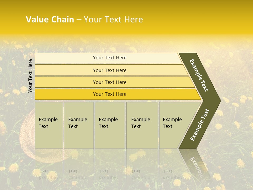 Environment Beautiful Orange PowerPoint Template