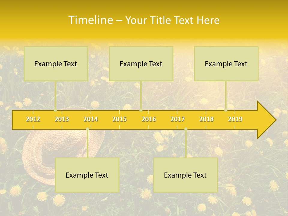 Environment Beautiful Orange PowerPoint Template