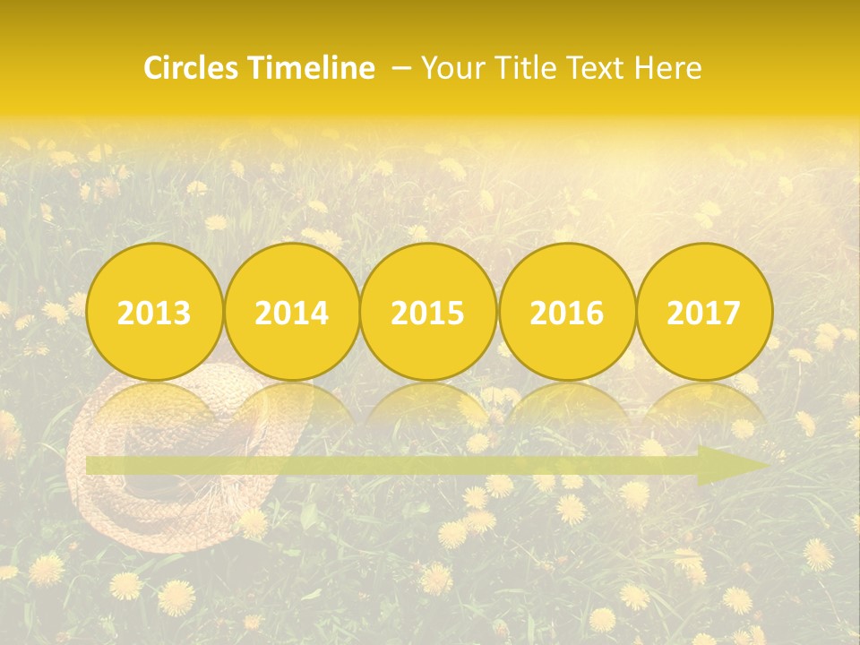 Environment Beautiful Orange PowerPoint Template