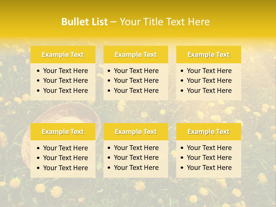 Environment Beautiful Orange PowerPoint Template