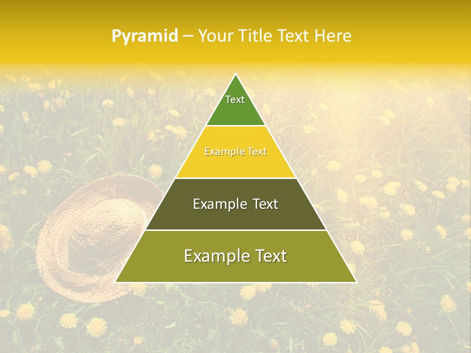 Environment Beautiful Orange PowerPoint Template