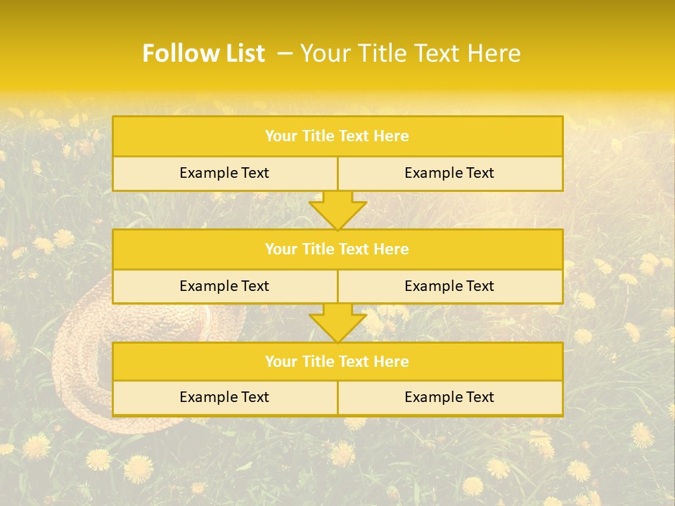 Environment Beautiful Orange PowerPoint Template