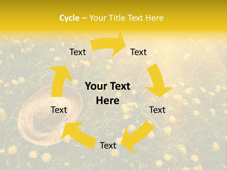 Environment Beautiful Orange PowerPoint Template