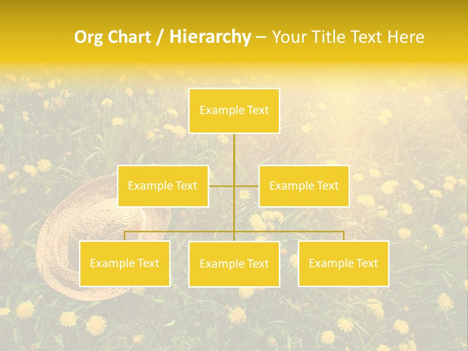 Environment Beautiful Orange PowerPoint Template