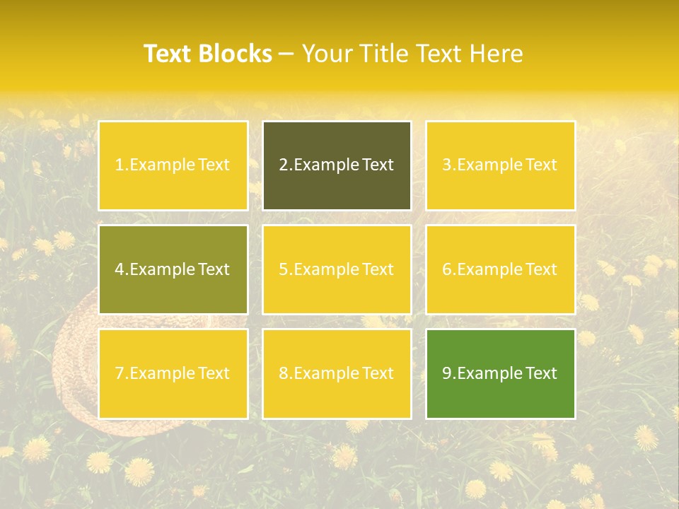 Environment Beautiful Orange PowerPoint Template