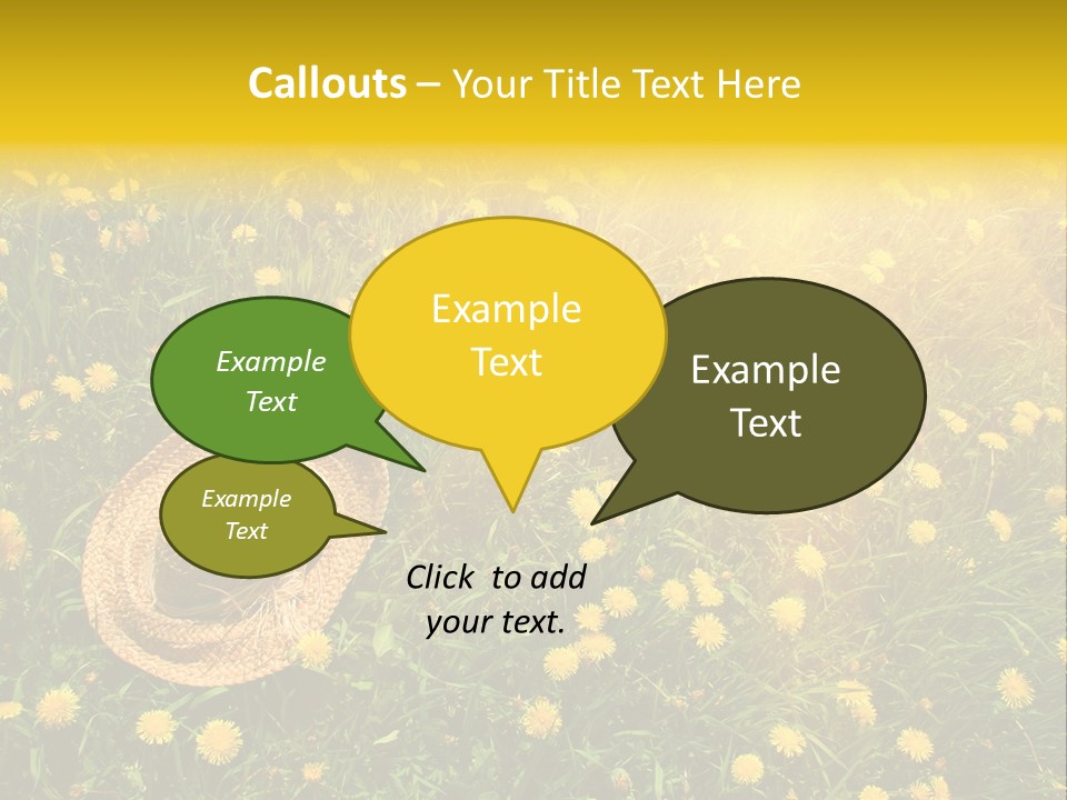 Environment Beautiful Orange PowerPoint Template