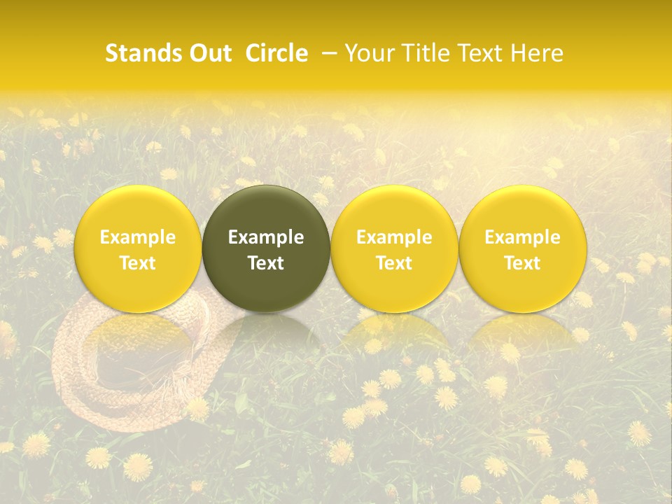 Environment Beautiful Orange PowerPoint Template