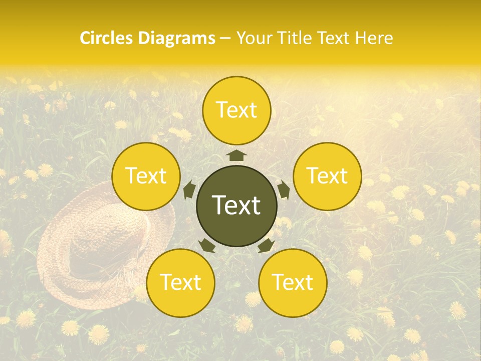 Environment Beautiful Orange PowerPoint Template