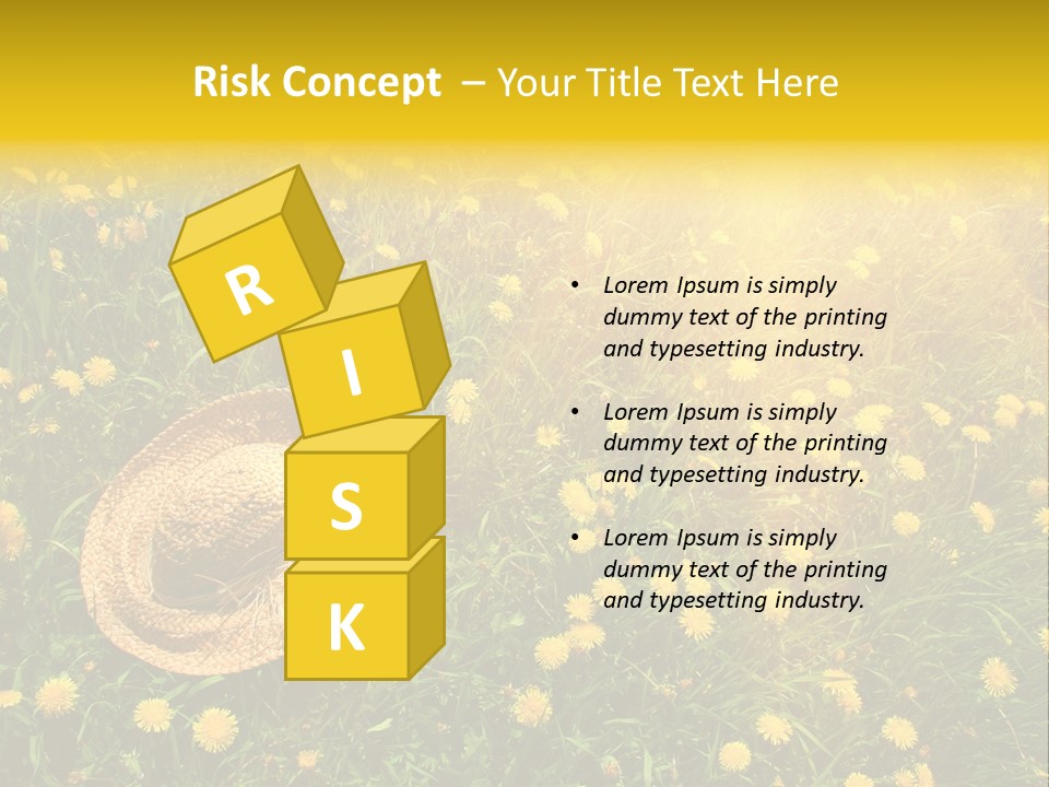 Environment Beautiful Orange PowerPoint Template