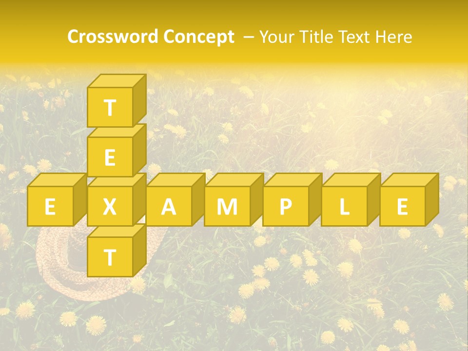 Environment Beautiful Orange PowerPoint Template
