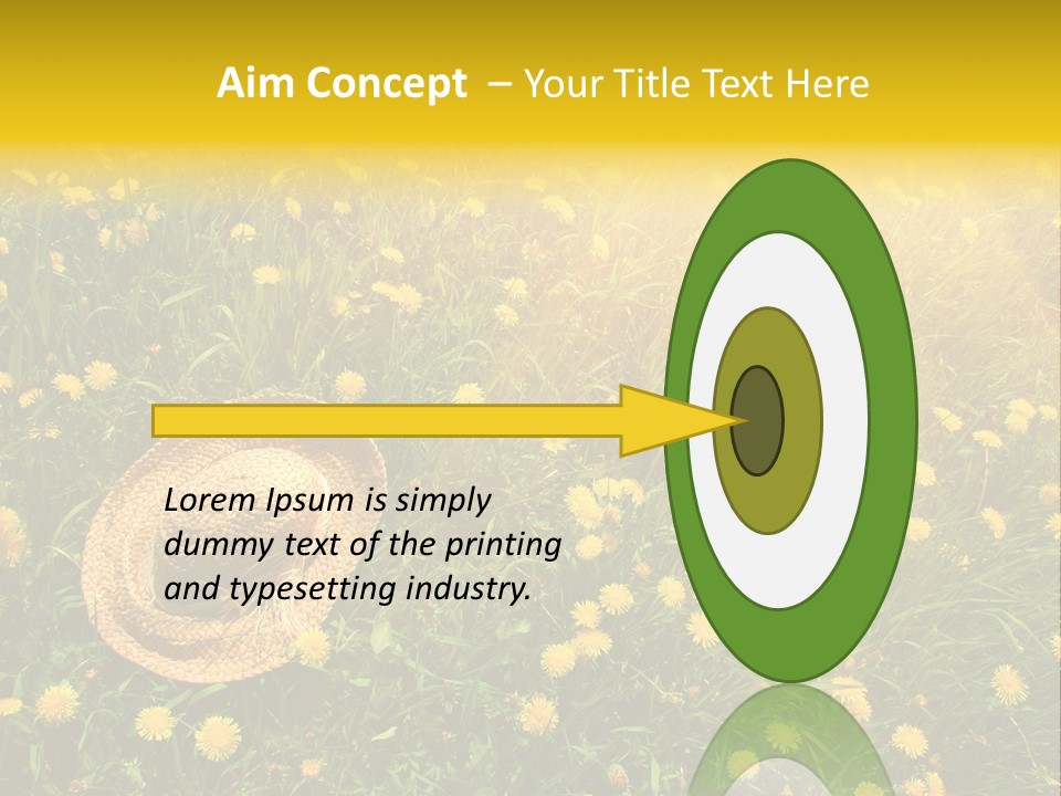 Environment Beautiful Orange PowerPoint Template