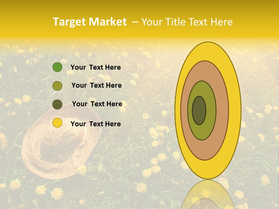 Environment Beautiful Orange PowerPoint Template