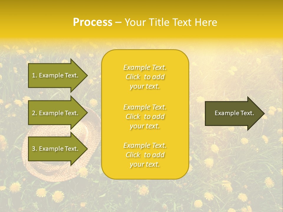 Environment Beautiful Orange PowerPoint Template