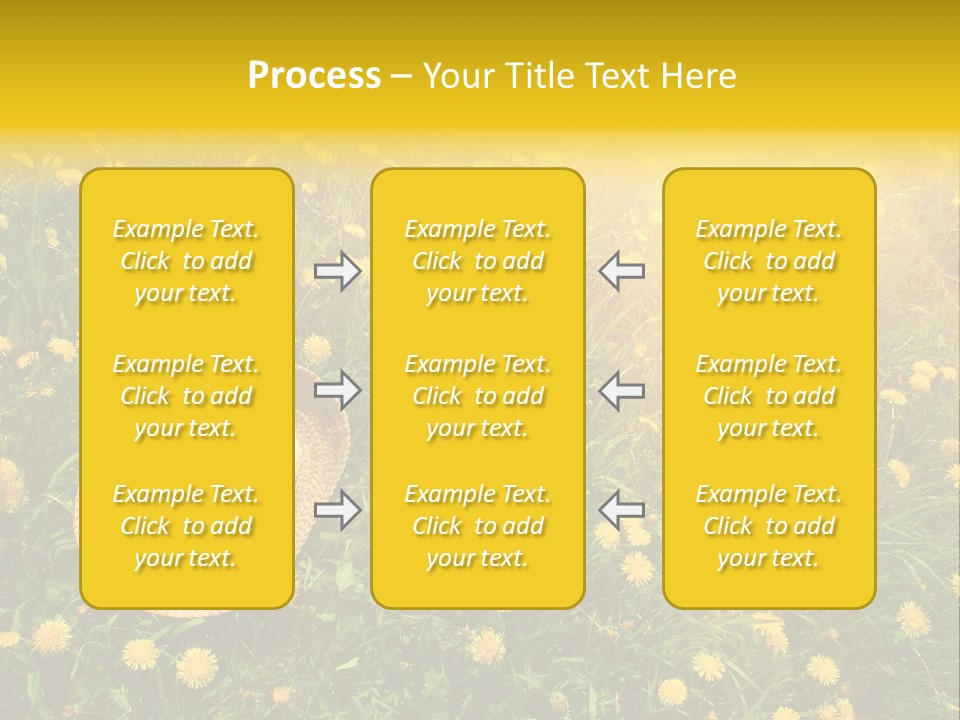 Environment Beautiful Orange PowerPoint Template