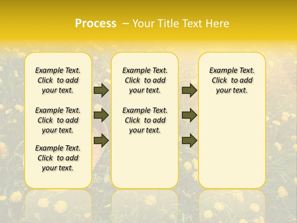 Environment Beautiful Orange PowerPoint Template