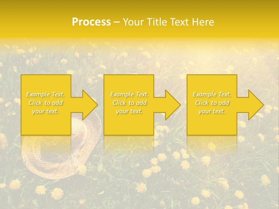 Environment Beautiful Orange PowerPoint Template