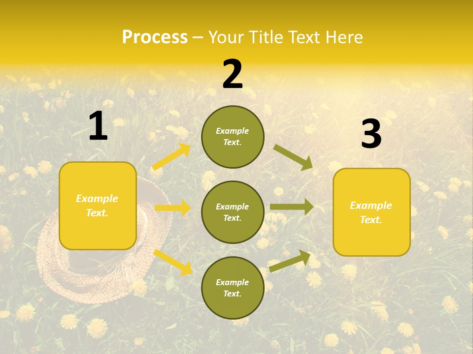 Environment Beautiful Orange PowerPoint Template