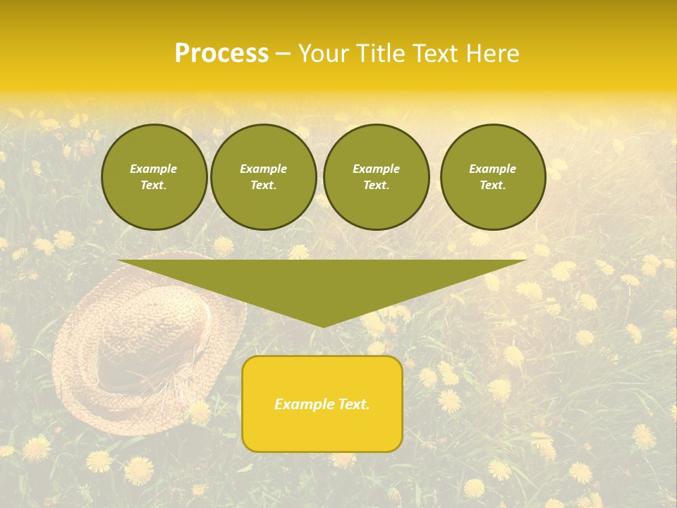 Environment Beautiful Orange PowerPoint Template