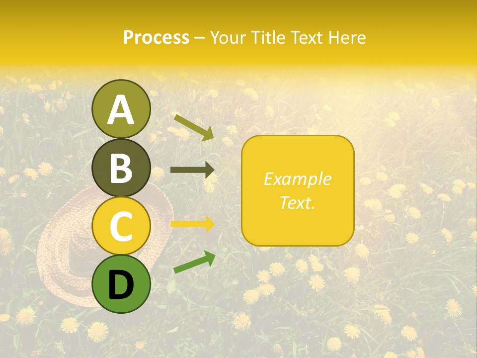 Environment Beautiful Orange PowerPoint Template