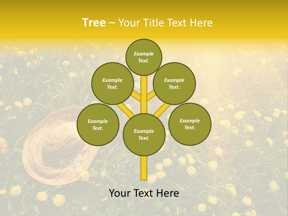 Environment Beautiful Orange PowerPoint Template