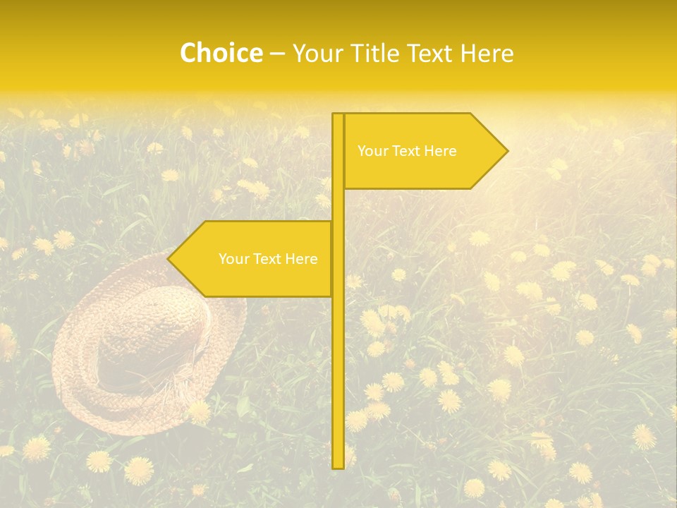 Environment Beautiful Orange PowerPoint Template