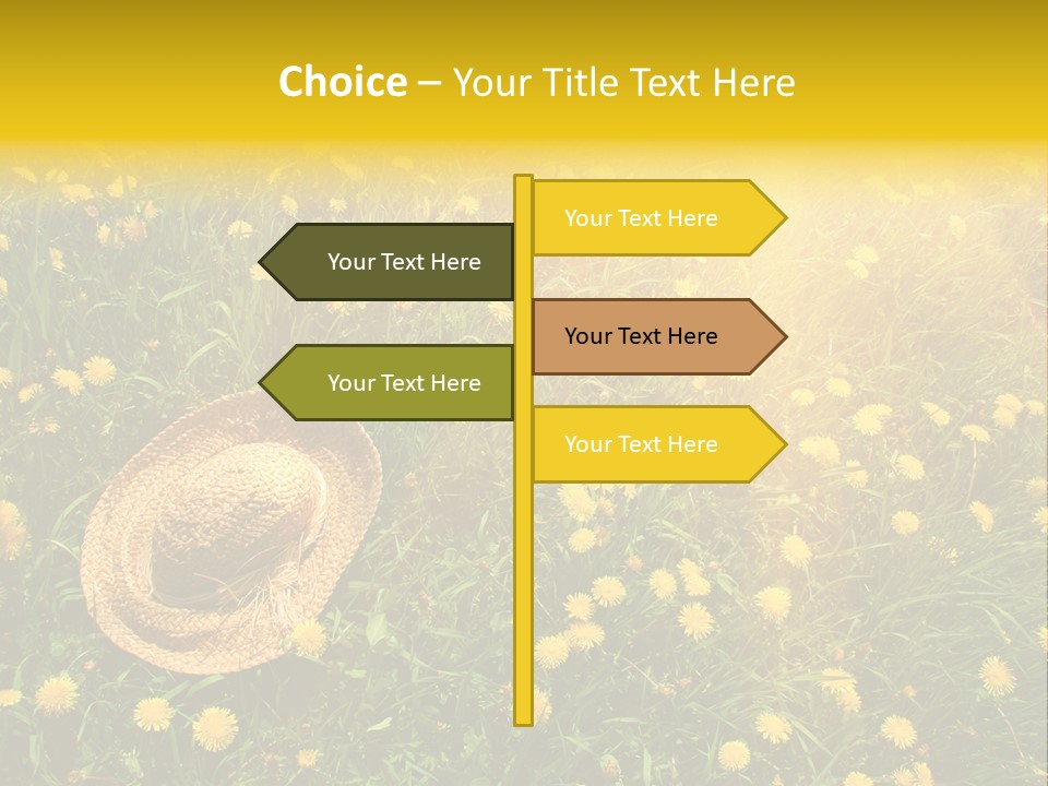 Environment Beautiful Orange PowerPoint Template