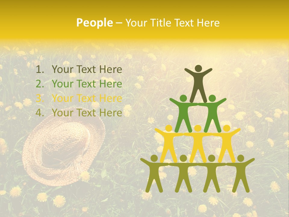 Environment Beautiful Orange PowerPoint Template