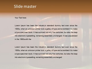 Legal Attorney Hammer PowerPoint Template