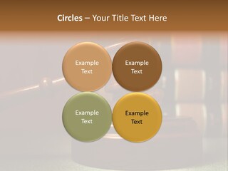 Legal Attorney Hammer PowerPoint Template