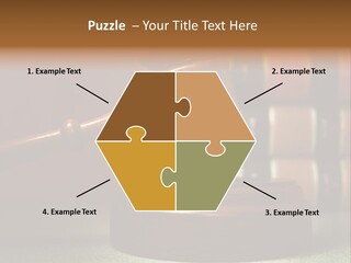 Legal Attorney Hammer PowerPoint Template
