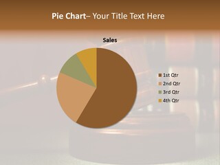 Legal Attorney Hammer PowerPoint Template