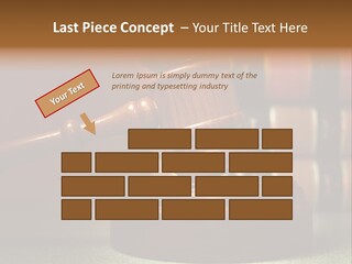 Legal Attorney Hammer PowerPoint Template