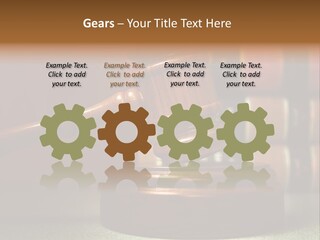 Legal Attorney Hammer PowerPoint Template