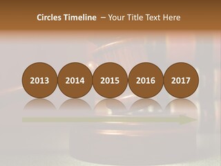 Legal Attorney Hammer PowerPoint Template
