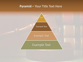 Legal Attorney Hammer PowerPoint Template