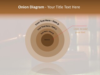 Legal Attorney Hammer PowerPoint Template