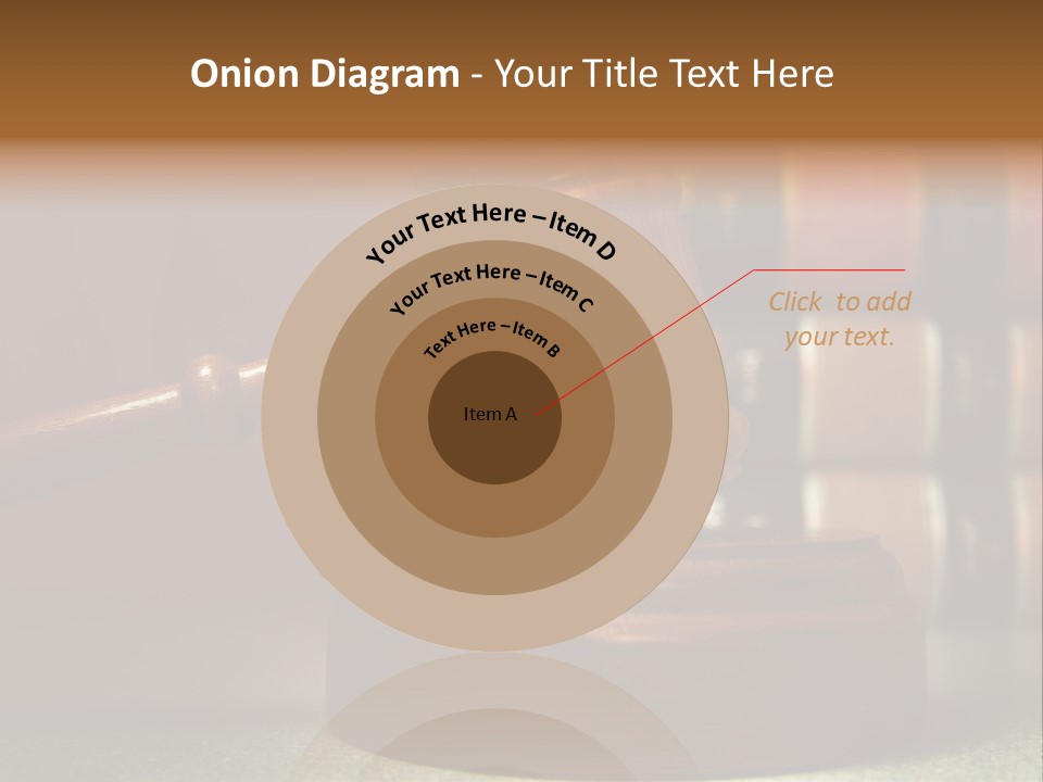 Legal Attorney Hammer PowerPoint Template