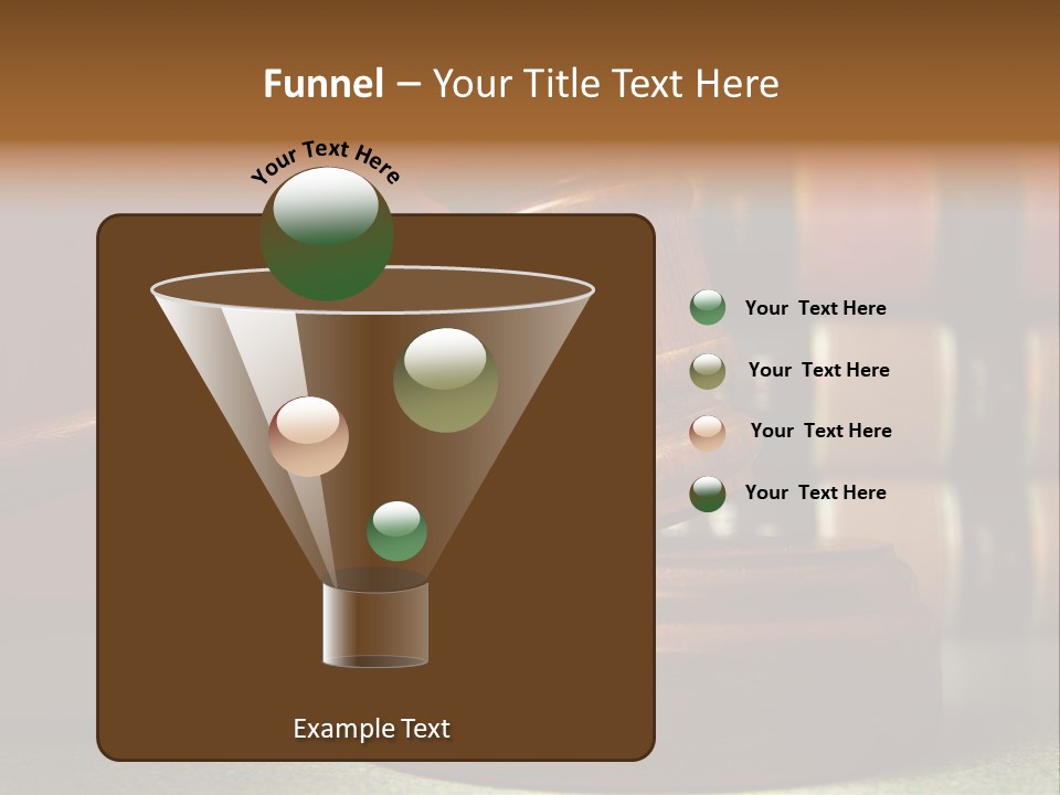 Legal Attorney Hammer PowerPoint Template