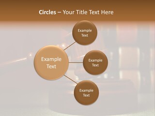 Legal Attorney Hammer PowerPoint Template