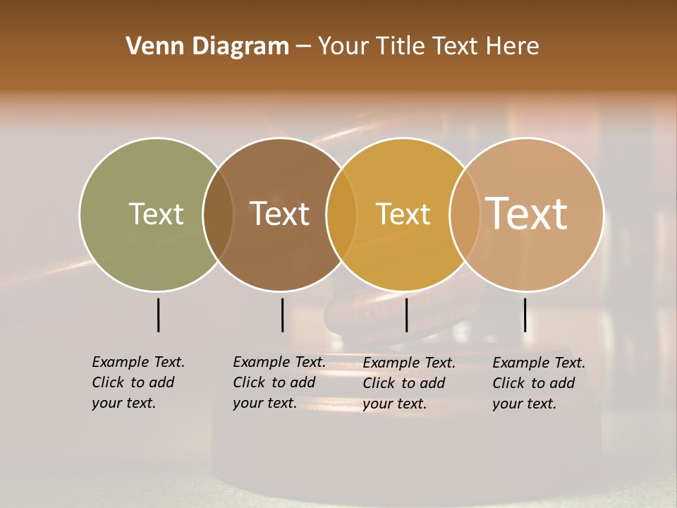 Legal Attorney Hammer PowerPoint Template