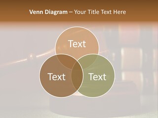 Legal Attorney Hammer PowerPoint Template