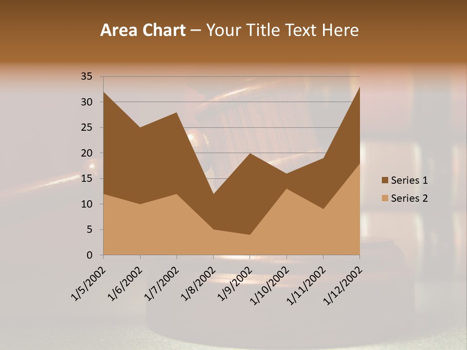 Legal Attorney Hammer PowerPoint Template