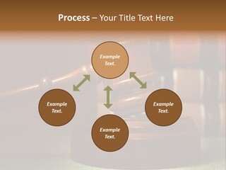 Legal Attorney Hammer PowerPoint Template